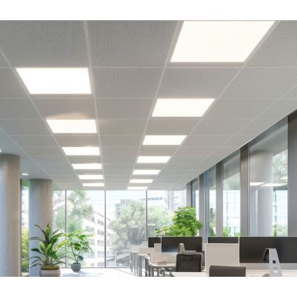 LED Prigušivi ugradbeni panel CAPRI LED/25/36/40W/230V 3000/4000/5700K UGR&lt;19 IP44 60x60 cm