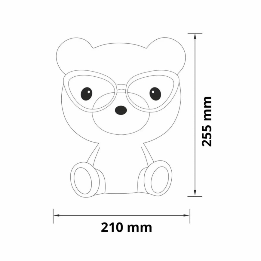 LED Prigušiva dečija dodirna lampa BIBI LED/2,5W/3,7V 1200 mAh