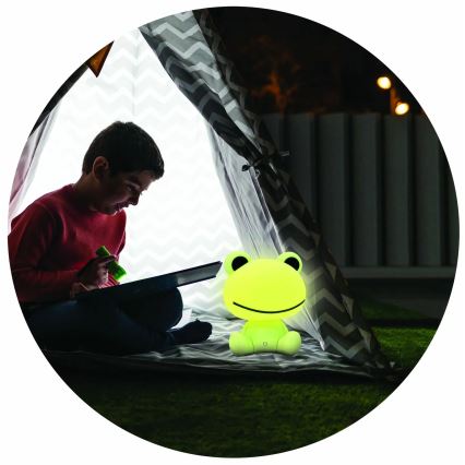 LED Prigušiva dečija dodirna lampa FROG LED/2,5W/3,7V 1200 mAh