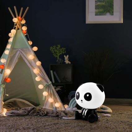 LED Prigušiva dečija dodirna lampa PANDA LED/2,5W/3,7V 1200 mAh