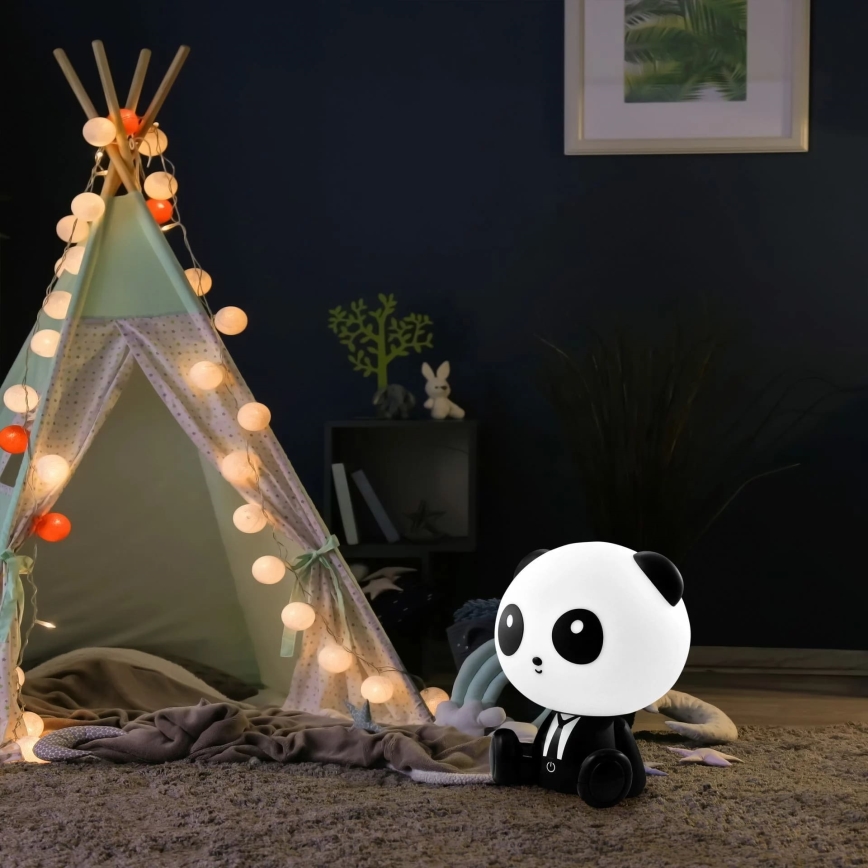 LED Prigušiva dečija dodirna lampa PANDA LED/2,5W/3,7V 1200 mAh