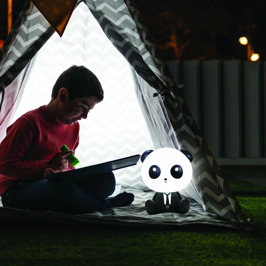 LED Prigušiva dečija dodirna lampa PANDA LED/2,5W/3,7V 1200 mAh