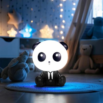 LED Prigušiva dečija dodirna lampa PANDA LED/2,5W/3,7V 1200 mAh