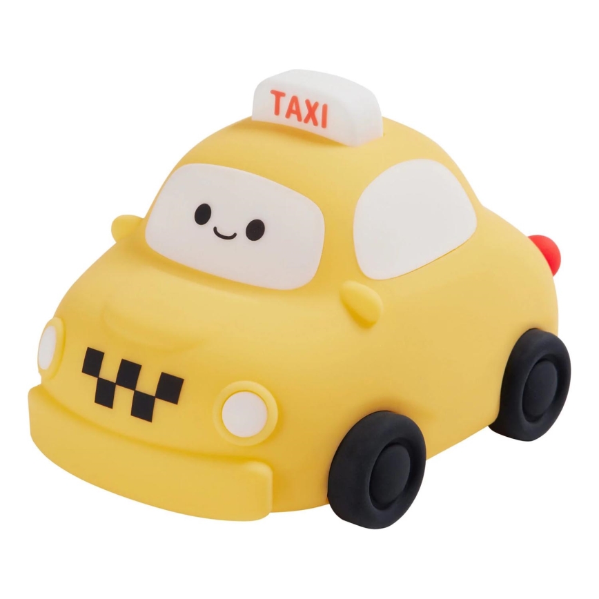 LED Prigušiva dečija dodirna lampa TAXI LED/1W/5V USB 1200 mAh taxi žuta