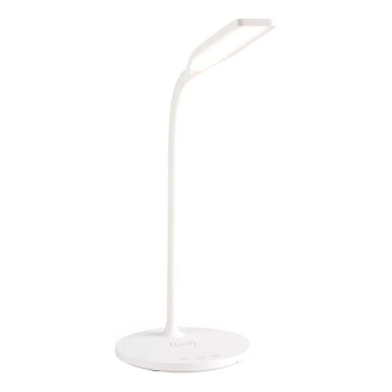 LED Prigušiva dodirna fleksibilna stona lampa sa 15W bežičnim punjenjem Qi LED/5,5W/230V 2700-6500K bela