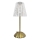 LED prigušiva dodirna punjiva stona lampa ELBA LED/1,6W/800 mAh 3000/4000/6000K zlatna/prozirna