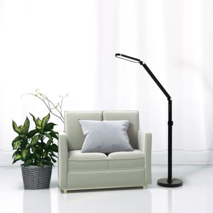 LED Prigušiva dodirna stojeća lampa FERRARA LED/13W/230V 3000/4000/6000K crno