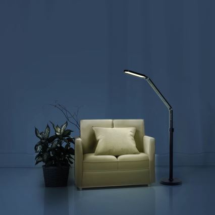 LED Prigušiva dodirna stojeća lampa FERRARA LED/13W/230V 3000/4000/6000K crno