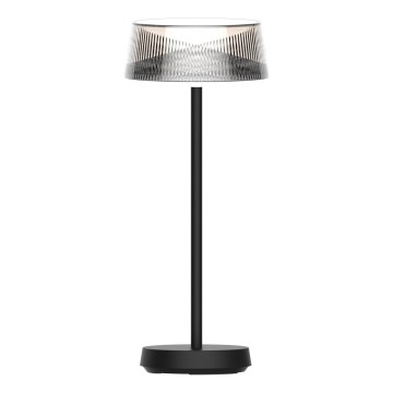 LED Prigušiva dodirna vanjska stona lampa CASABLANCA LED/3,4W/5V USB 3600 mAh IP44 crno