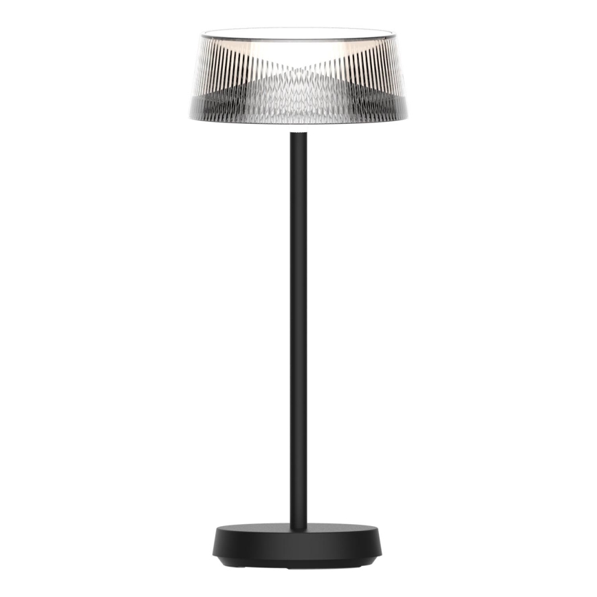 LED Prigušiva dodirna vanjska stona lampa CASABLANCA LED/3,4W/5V USB 3600 mAh IP44 crno