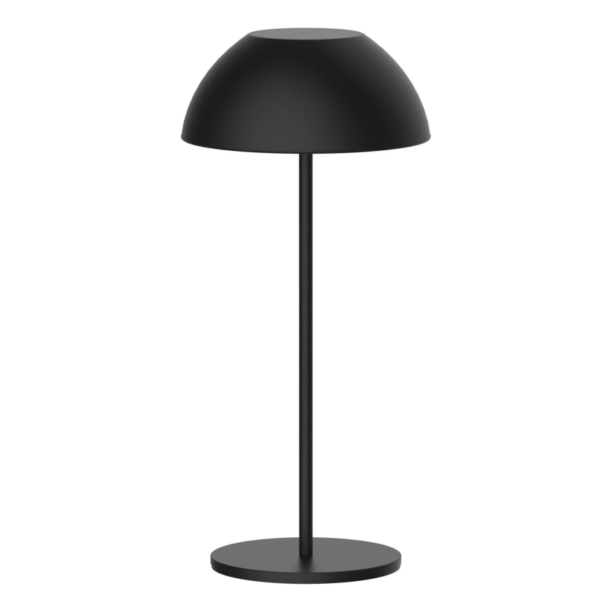 LED Prigušiva dodirna vanjska stona lampa TANZANIA LED/1,8W/5V USB 1800 mAh IP44 crno