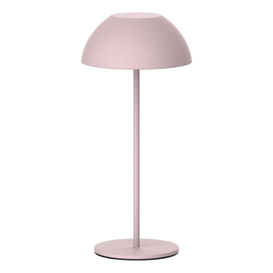 LED Prigušiva dodirna vanjska stona lampa TANZANIA LED/1,8W/5V USB 1800 mAh IP44 roze