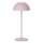 LED Prigušiva dodirna vanjska stona lampa TANZANIA LED/1,8W/5V USB 1800 mAh IP44 roze