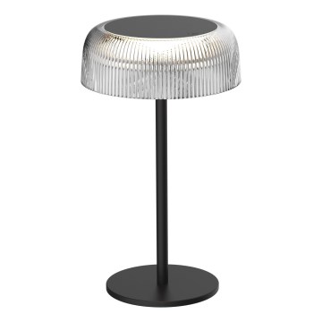 LED Prigušiva dodirna vanjska stona lampa TRYPOLIS LED/2W/5V USB 1800 mAh IP44 crno