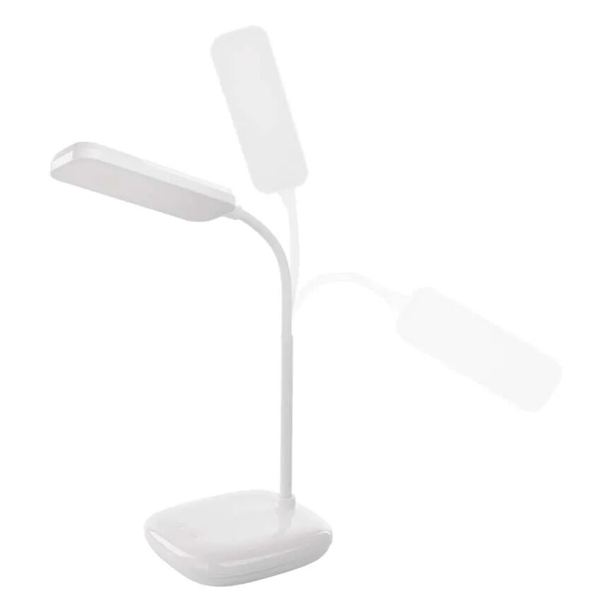 LED Prigušiva fleksibilna stona lampa LED/12W/230V 3000K/4000K/6500K bela