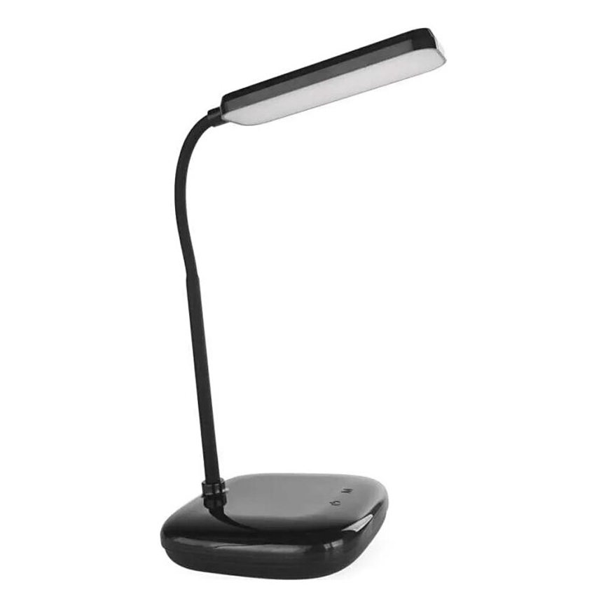LED Prigušiva fleksibilna stona lampa LED/12W/230V 3000K/4000K/6500K crno