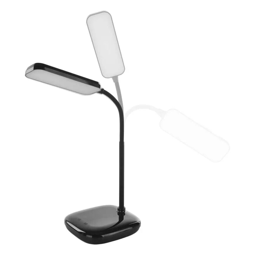 LED Prigušiva fleksibilna stona lampa LED/12W/230V 3000K/4000K/6500K crno
