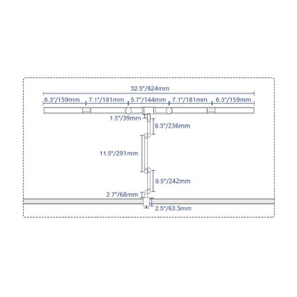 LED Prigušiva dodirna fleksibilna stona lampa POINTIQ LED/24W/230V 3000-6500K CRI 92 crno