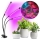 LED prigušiva fleksibilna stona lampa sa klipom za gajenje biljaka VITARO 3xLED/10W/230V crna