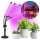 LED Prigušiva fleksibilna stona lampa za uzgoj biljaka VITARO 4xLED/10W/230V crno