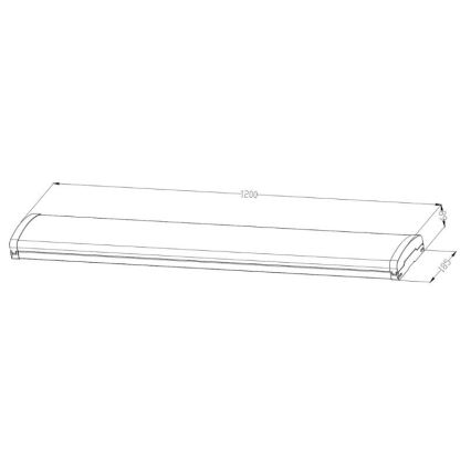 LED Prigušiva fluorescentna lampa LED/35W/44W/52W/60W/230V 4000K 120 cm