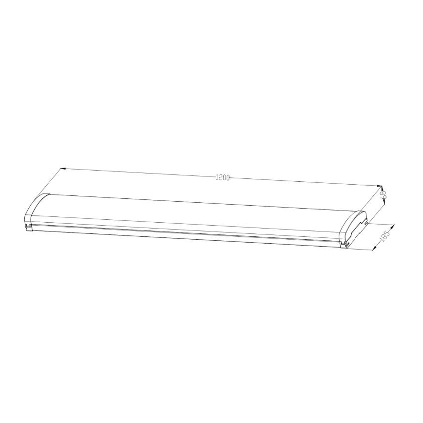 LED Prigušiva fluorescentna lampa LED/35W/44W/52W/60W/230V 4000K 120 cm