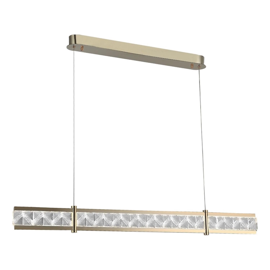 LED prigušiva kristalni luster na sajli ENRIQUE LED/20W//230V 3000-6000K + daljinski upravljač