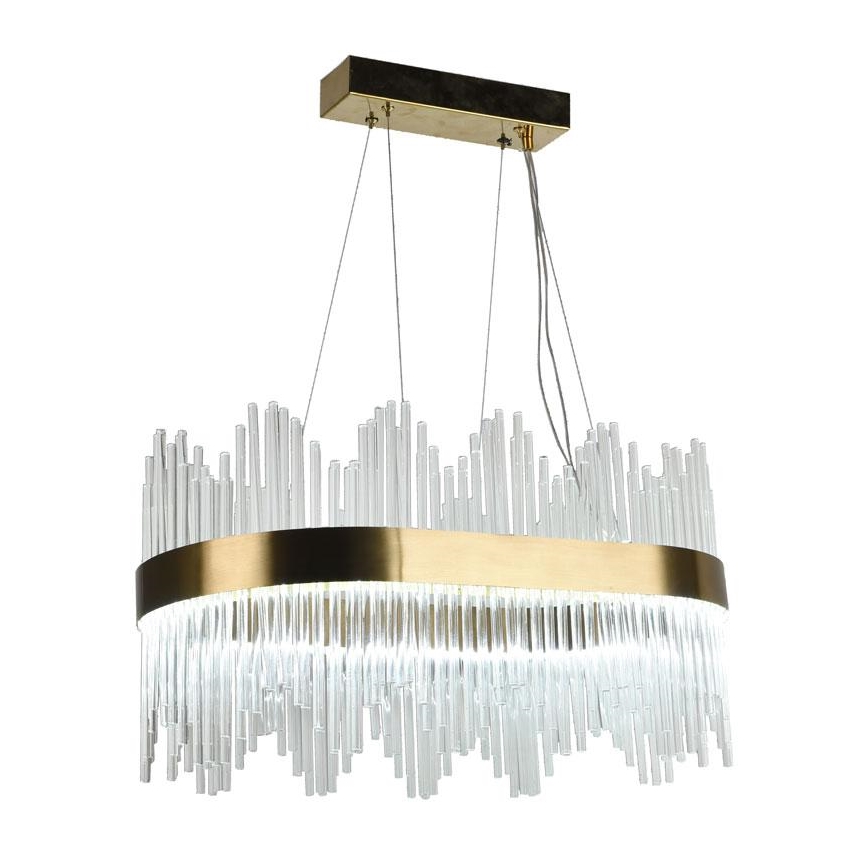 LED prigušiva kristalni luster na sajli LED/70W/230V 3000-6500K + daljinski upravljač