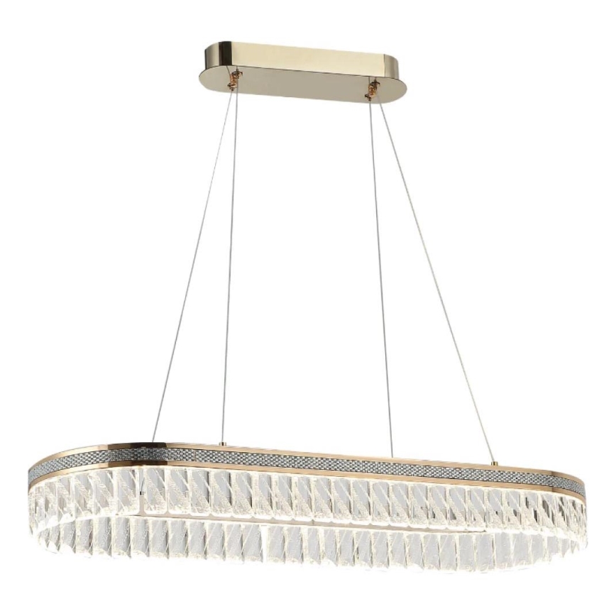 LED prigušiva kristalni luster na sajli THALIA LED/50W/230V 3000-6000K + daljinski upravljač