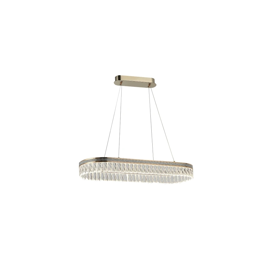 LED prigušiva kristalni luster na sajli THALIA LED/50W/230V 3000-6000K + daljinski upravljač