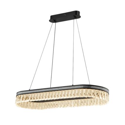 LED prigušiva kristalni luster na sajli THALIA LED/50W/230V 3000-6000K + daljinski upravljač