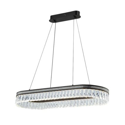 LED prigušiva kristalni luster na sajli THALIA LED/50W/230V 3000-6000K + daljinski upravljač