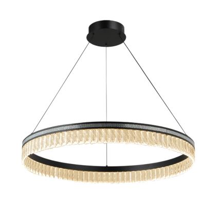 LED prigušiva kristalni luster na sajli THALIA LED/55W/230V 3000-6000K prečnik 80 cm + daljinski upravljač