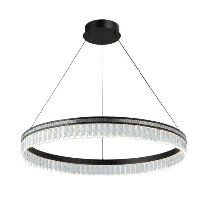 LED prigušiva kristalni luster na sajli THALIA LED/55W/230V 3000-6000K prečnik 80 cm + daljinski upravljač