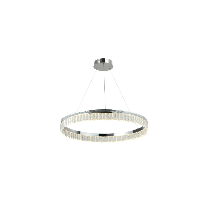 LED prigušiva kristalni luster na sajli THALIA LED/55W/230V 3000-6000K prečnik 80 cm + daljinski upravljač