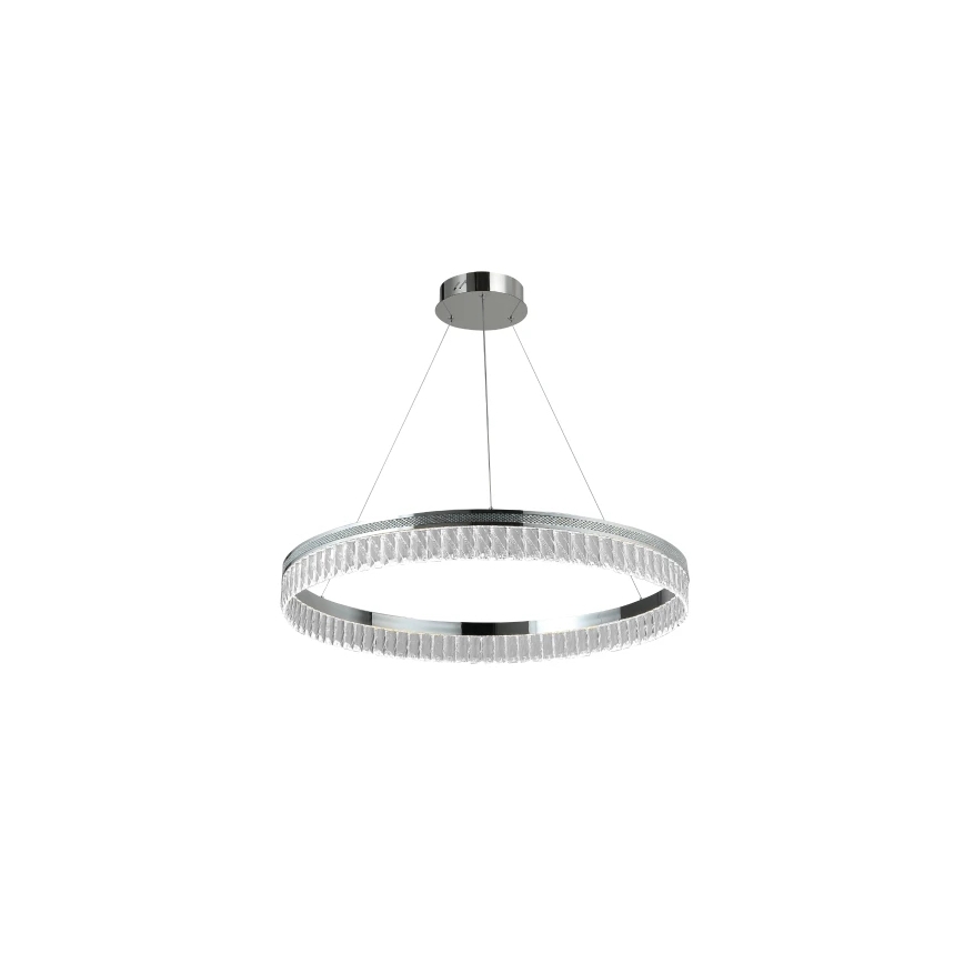 LED prigušiva kristalni luster na sajli THALIA LED/55W/230V 3000-6000K prečnik 80 cm + daljinski upravljač