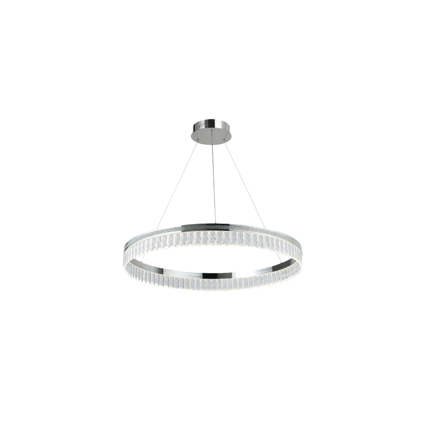LED prigušiva kristalni luster na sajli THALIA LED/55W/230V 3000-6000K prečnik 80 cm + daljinski upravljač