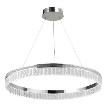 LED prigušiva kristalni luster na sajli THALIA LED/55W/230V 3000-6000K prečnik 80 cm + daljinski upravljač
