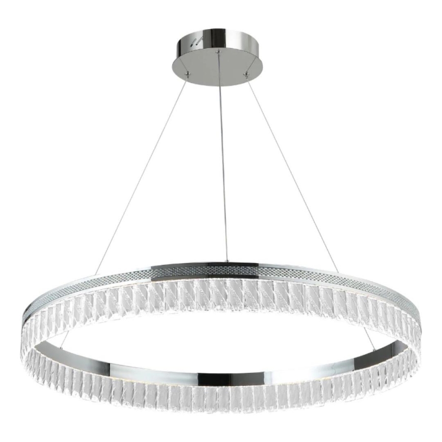 LED prigušiva kristalni luster na sajli THALIA LED/55W/230V 3000-6000K prečnik 80 cm + daljinski upravljač