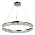 LED prigušiva kristalni luster na sajli THALIA LED/55W/230V 3000–6000K prečnik 80 cm, sa daljinskim upravljačem