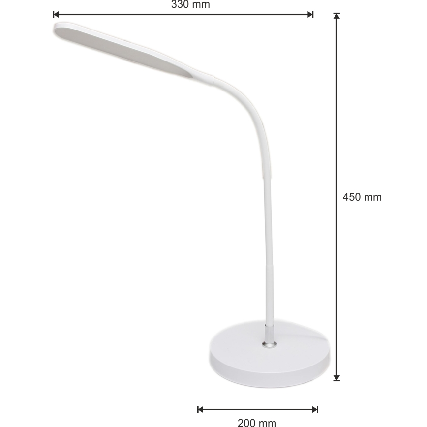 LED Prigušiva lampa 3u1 LED/10W/230V 3000/4000/6000K CRI 90 bela