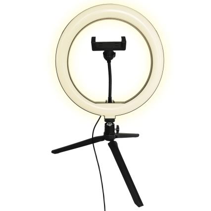LED Prigušiva lampa sa stalkom i držačem za vlogovanje LED/10W/5V 2700-6500K