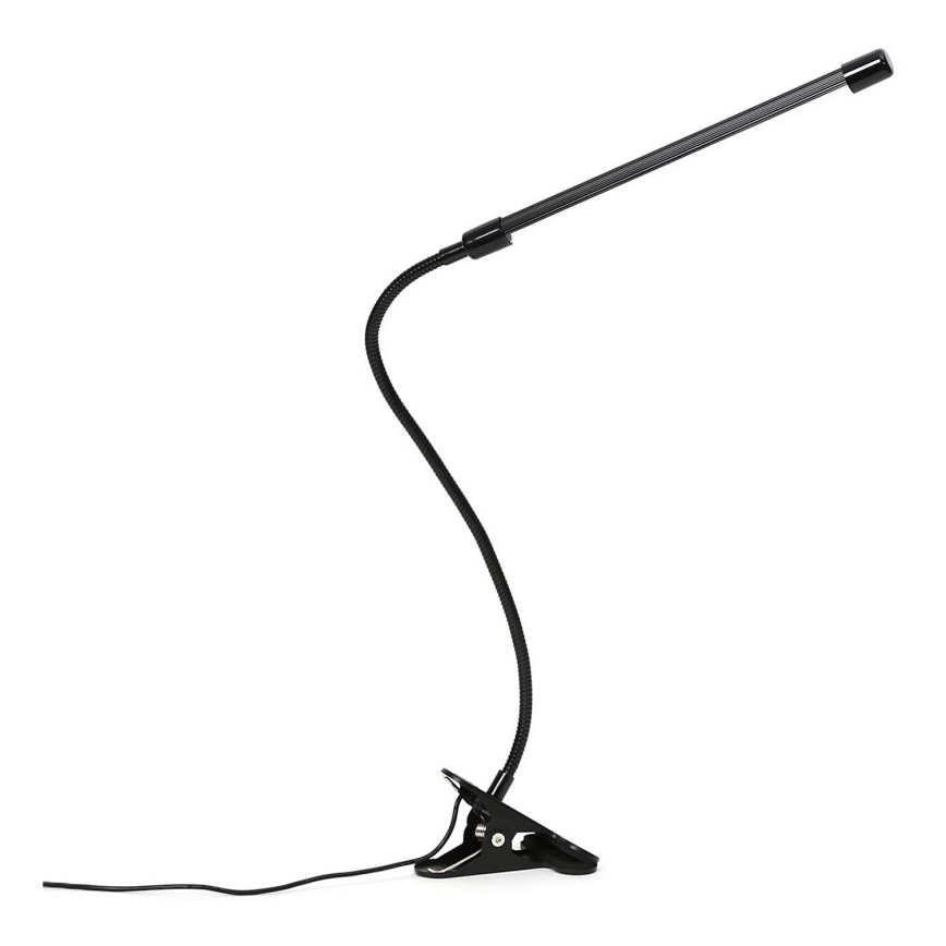 LED Prigušiva lampa sa štipaljkom za osvetljavanje biljaka LED/3W/230V crno