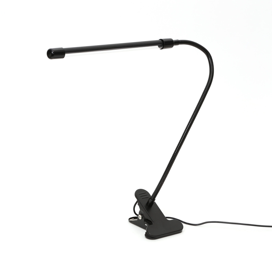 LED Prigušiva lampa sa štipaljkom za osvetljavanje biljaka LED/3W/230V crno