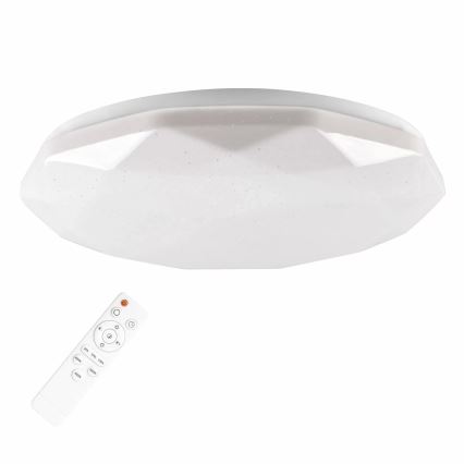 LED Prigušiva lampa za kupatilo GALAXY LED/48W/230V pr. 38 cm 3000-6000K IP44 + Daljinski upravljač