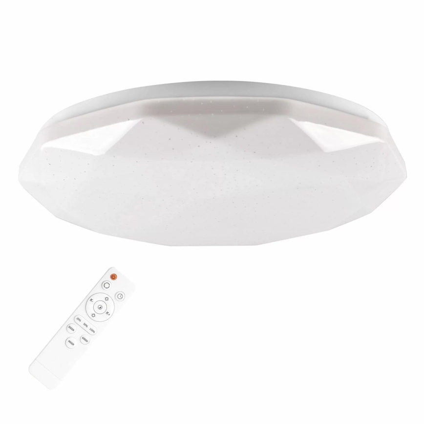 LED Prigušiva lampa za kupatilo GALAXY LED/48W/230V pr. 38 cm 3000-6000K IP44 + Daljinski upravljač