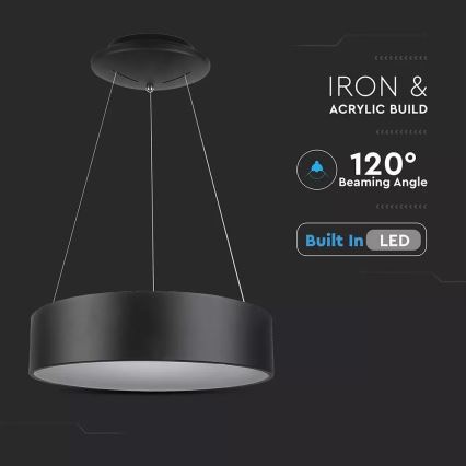 LED prigušiva luster na sajli 1xLED/20W/230V