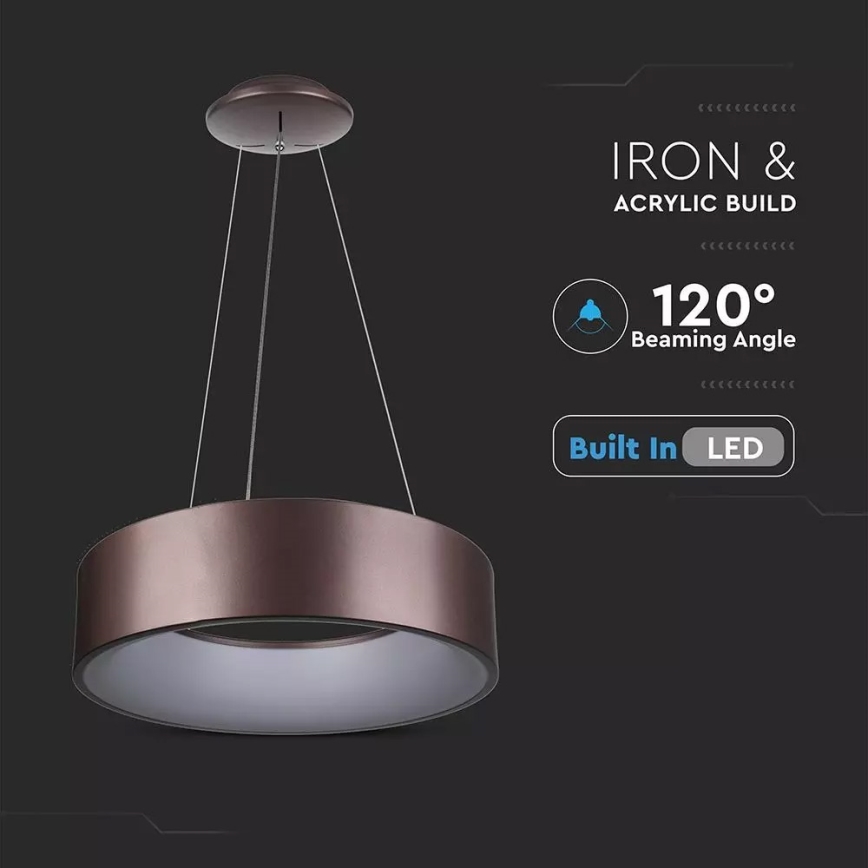 LED prigušiva luster na sajli 1xLED/20W/230V