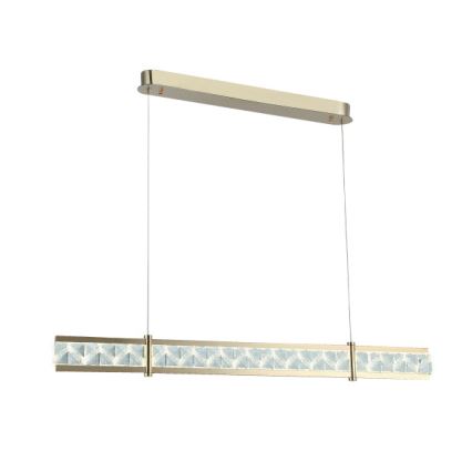 LED prigušiva kristalni luster na sajli ENRIQUE LED/20W//230V 3000-6000K + daljinski upravljač