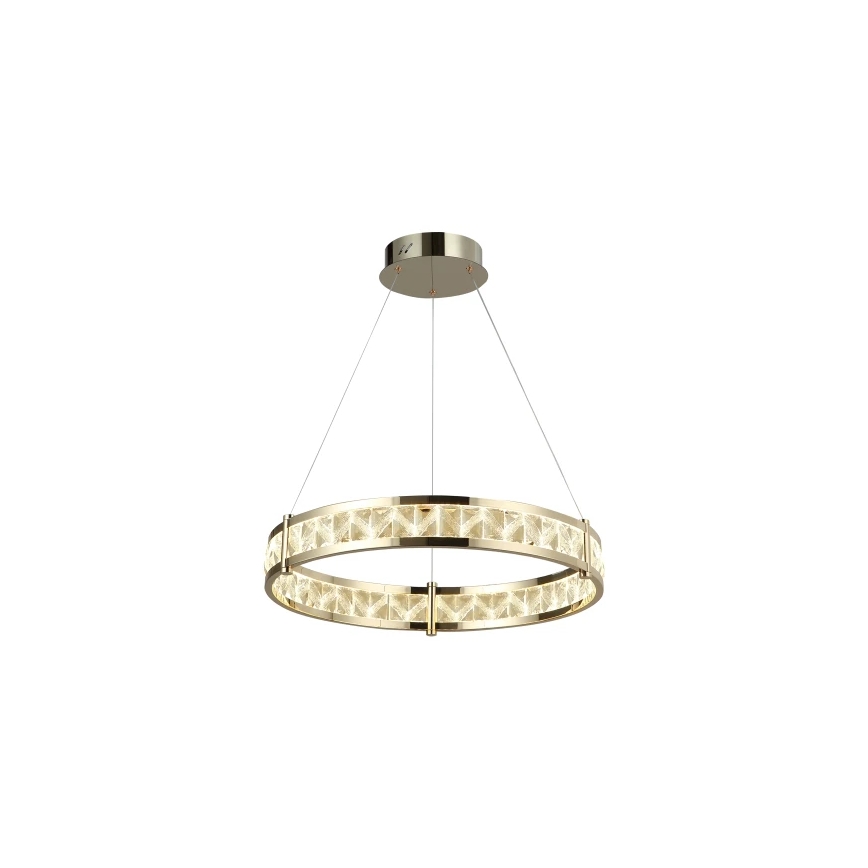 LED prigušiva kristalni luster na sajli ENRIQUE LED/40W//230V 3000-6000K prečnika 60 cm + daljinski upravljač